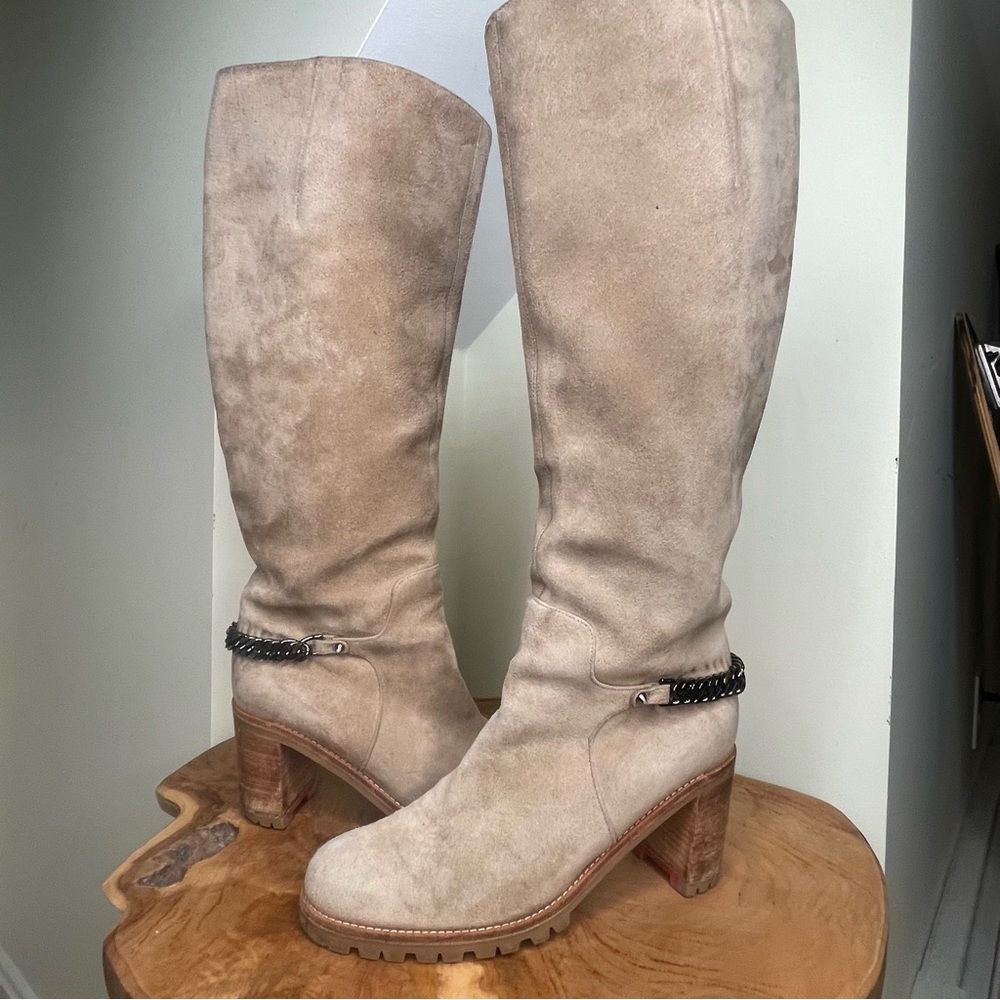 Christian louboutin Veau Vealours Napoloeo boots 38 - Picture 3 of 16